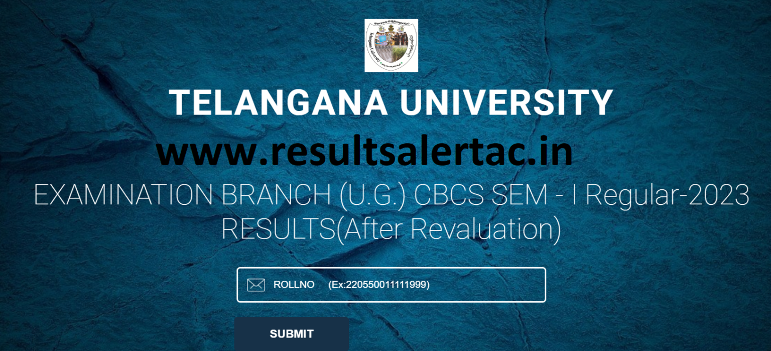 Telangana University Result 2023 (यहाँ देखें) TU BA BSC BCOM MA MSC